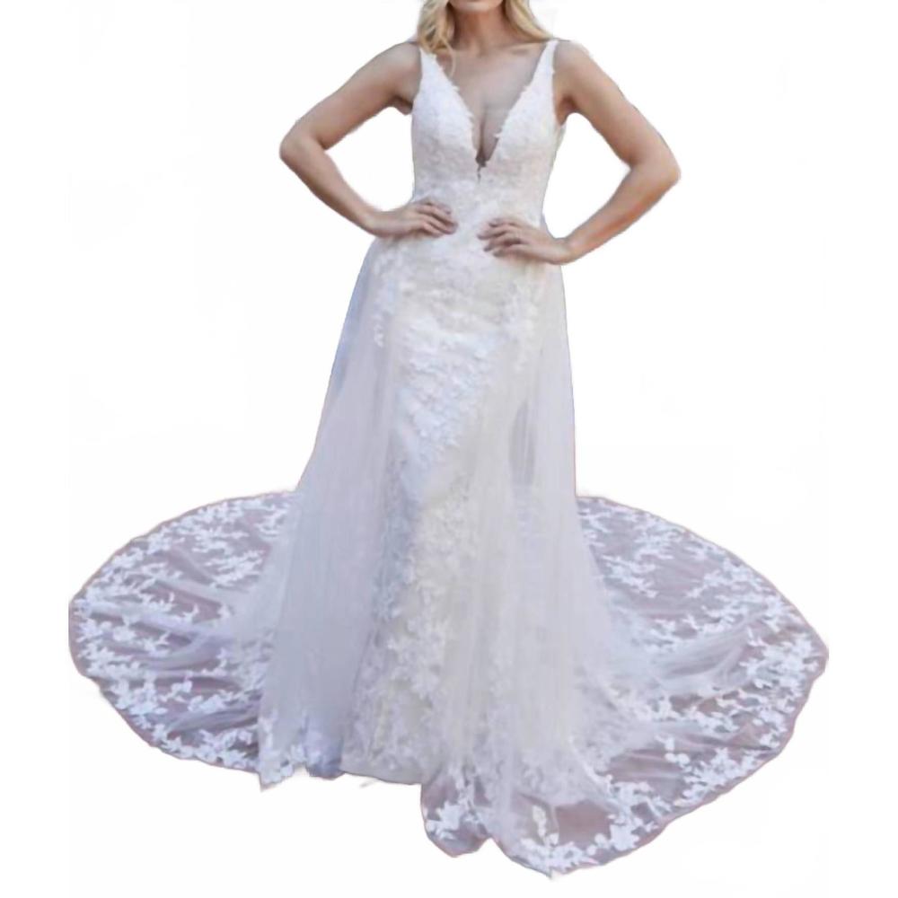 NEW BELOVED BY CASABLANCA blakelyn wedding dress in ivory/nude